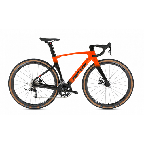 фото Велосипед twitter gravel-v2 carbon r7000-22s 54" оранжевый