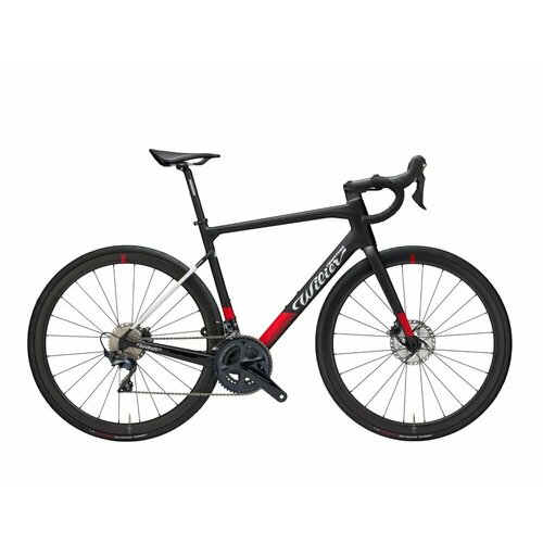 фото Велосипед wilier garda disc sram force axs aksium (2023) m, черный/красный