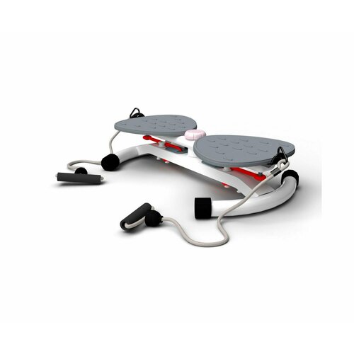 фото Фитнес платформа dfc twister bow с эспандерами tw-s108gr серый