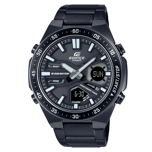 фото Наручные часы casio edifice efv-c110dc-1adf, черный, синий