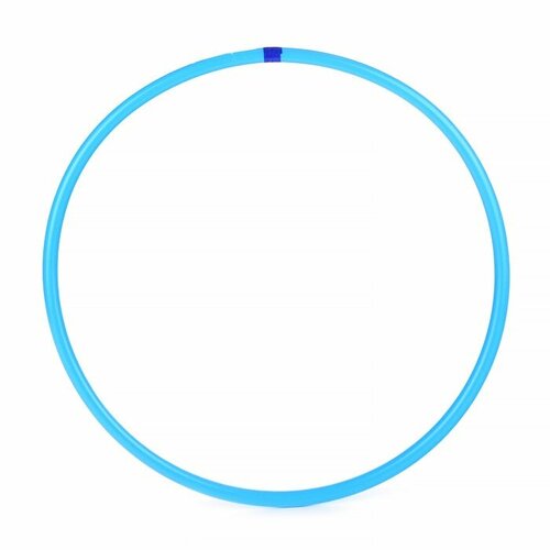 фото Обруч стром d-50 см облегченный, голубой, пластик (у689)