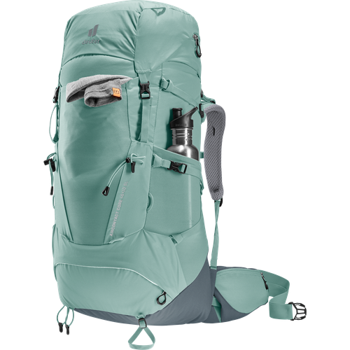 фото Трекинговый рюкзак deuter aircontact core 45+10 sl, jade-graphite