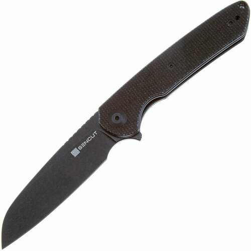 фото Складной нож sencut kyril сталь s22001-3, рукоять black micarta