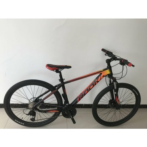 фото Велосипед 27.5 rook ma272h (hd) (alu рама) (21-ск.) черный/оранжевый (рама 19)