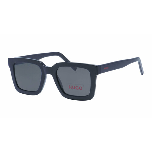 фото Солнцезащитные очки boss, квадратные, оправа: пластик, с защитой от уф, для женщин, черный