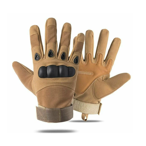 фото Тактические перчатки для мужчин т01 полнопалые, для охоты, туризма и рыбалки, песочный без бренда