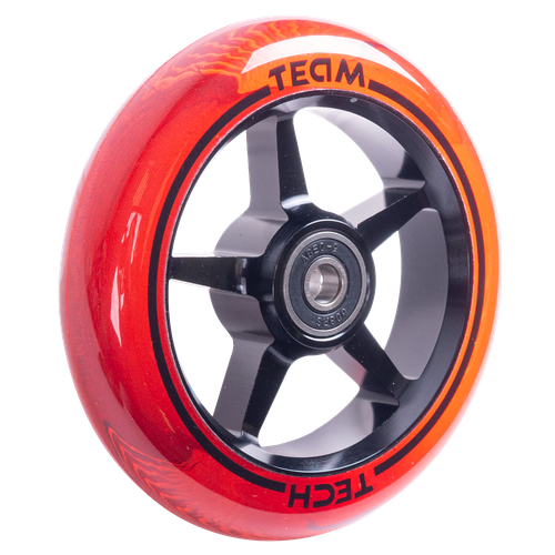 фото Колесо для трюкового самоката techteam x-treme 110*24мм, scout red
