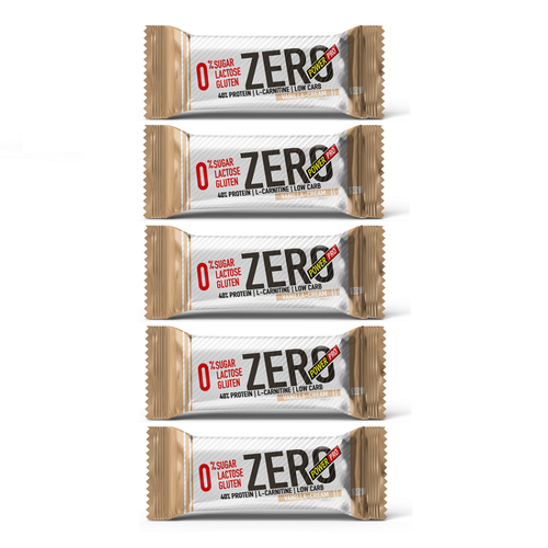 фото Power pro протеиновый батончик 40% zero 5 шт 50 гр (power pro) ванильный крем