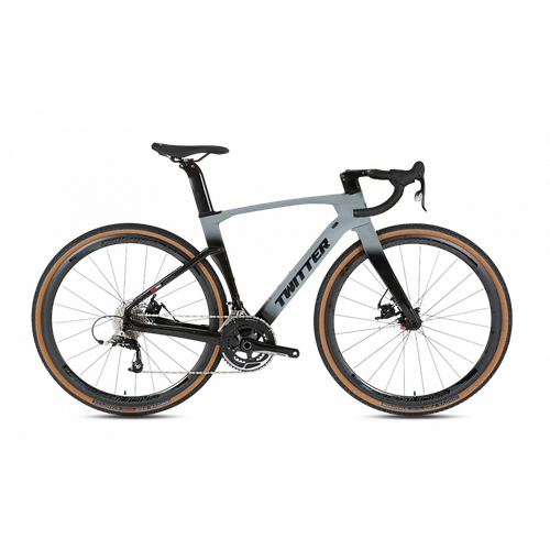 фото Велосипед twitter gravel-v2 carbon r7000-22s 54" серый