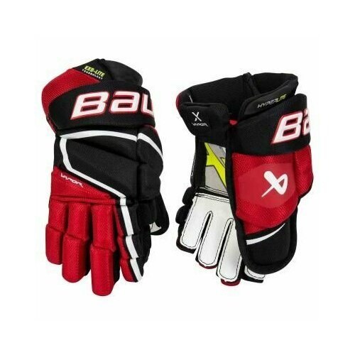 фото Перчатки bauer vapor hyperlite jr (blk/red 11")