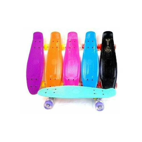 фото Next скейтборд пластиковый со светящимися колесами 2300-1 с 5 лет