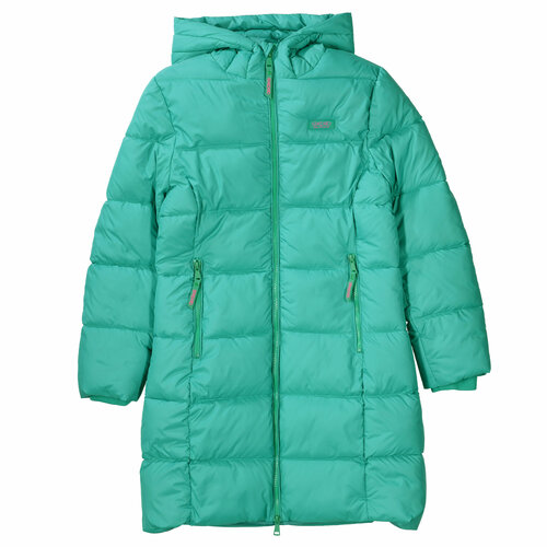 фото Куртка staccato, демисезон/зима, удлиненная, размер 140, зеленый