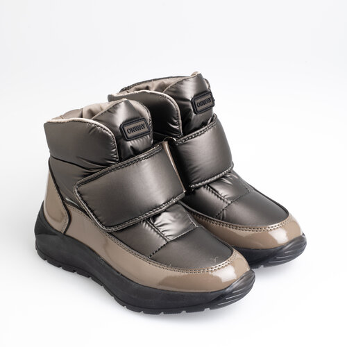 фото Ботинки onway, демисезон/зима, на липучках, мембранные, размер 31, коричневый