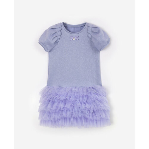 фото Платье gulliver, размер 104, фиолетовый