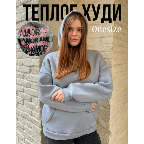 фото Худи, размер onesize, серый inve