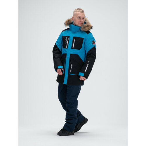 фото Куртка agedel, размер 2xl, голубой