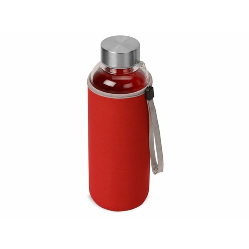 фото Бутылка для воды "pure" c чехлом, 420 мл, цвет красный oasis