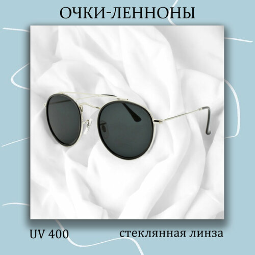 фото Солнцезащитные очки тишейды 3647, черный, серебряный miscellan