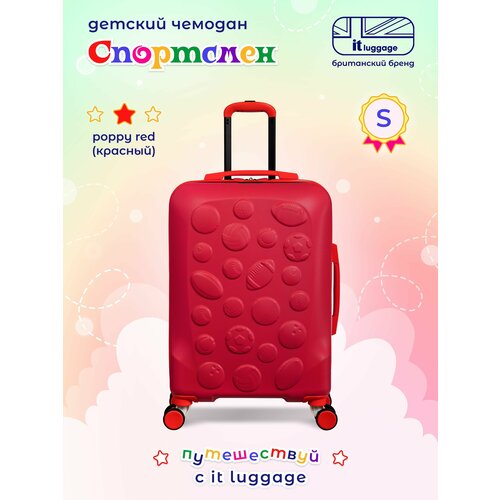 фото Чемодан-каталка it luggage, ручная кладь, 37х54х23 см, 2.4 кг, красный