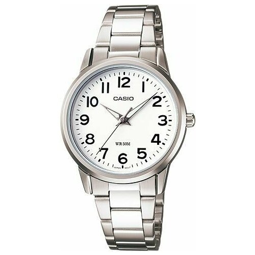 фото Наручные часы casio collection mtp-1303d-7b, серебряный, белый