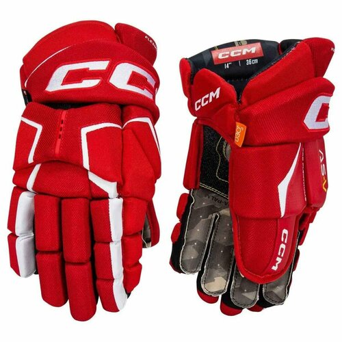 фото Перчатки ccm tacks as-v sr (red/wht 14")