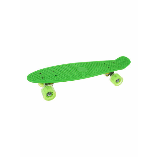 фото Скейтборд детский со светом зеленый наша игрушка