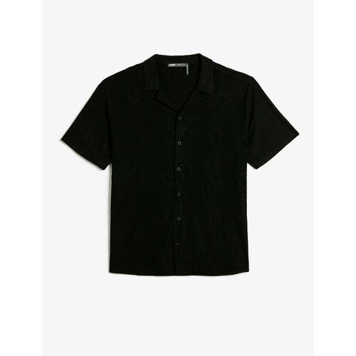 фото Рубашка koton, размер l, черный