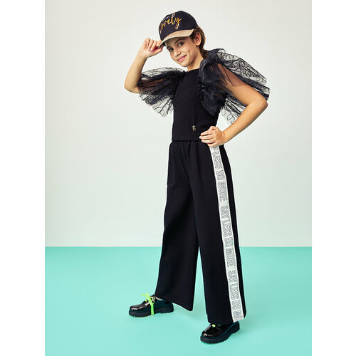 фото Брюки noble people, размер 164, фиолетовый