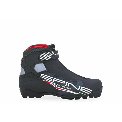 фото Лыжные ботинки spine x-rider 254 р.47, черный/красный