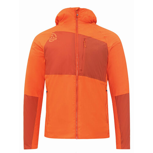 фото Куртка ternua "kuantum hood jkt m", размер xl, оранжевый