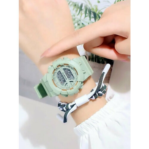 фото Наручные часы el.watch зеленые, зеленый наручные цифровые часы для женщин
