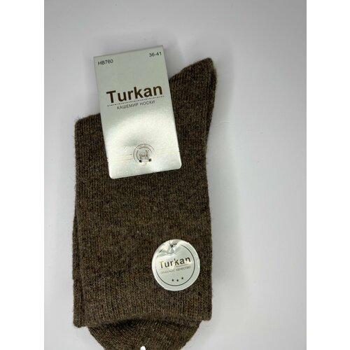 фото Носки turkan, размер 36-41, коричневый