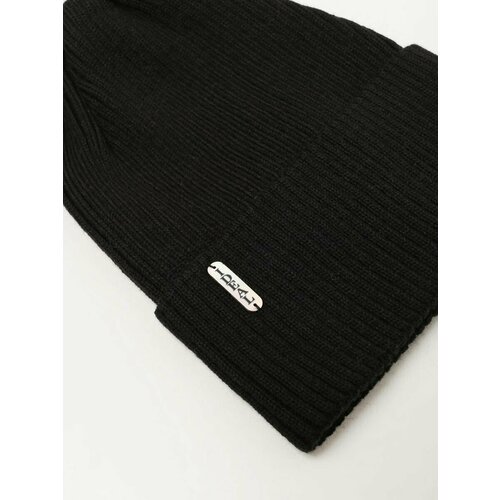 фото Шапка бини , размер uni, черный soda firenze