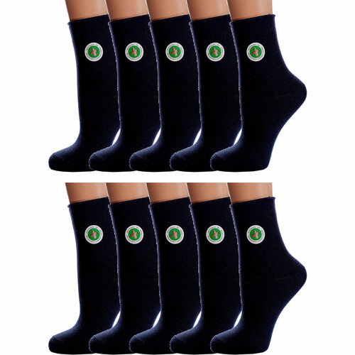 фото Носки para socks, 10 пар, размер 23, синий