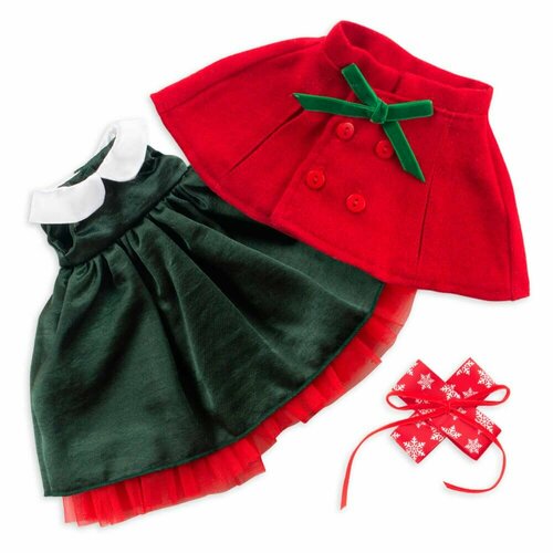 фото Красный жакет и зелёная юбка ostm-239 одежда для зайки ми 32 см budi basa collection