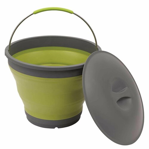 фото Походная посуда outwell collaps bucket with lid lime green