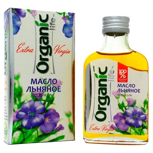 фото Organic altay масло льняное, 0.1 л