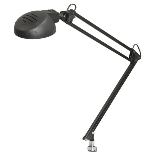 фото Настольная лампа на струбцине светодиодная трансвит вега с16 черный, 6.5 вт