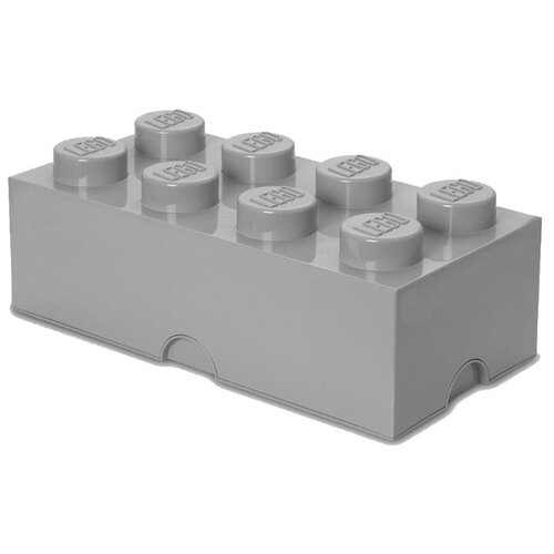 фото Ящик для хранения 8 storage brick серый lego