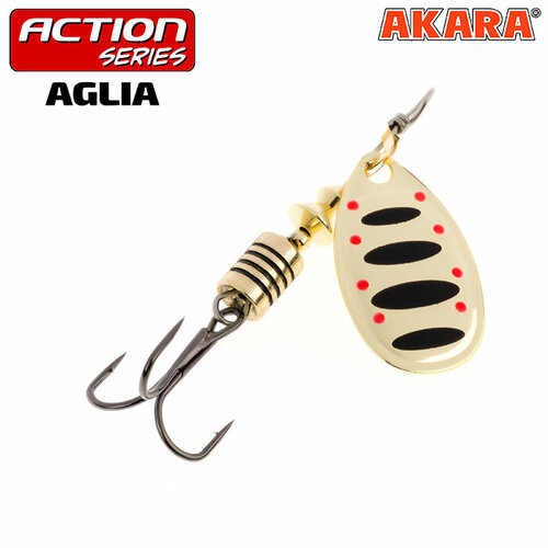 фото Блесна вращающаяся akara action series aglia 2 5 гр. 3/17 oz. a13