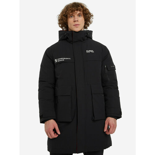 фото Парка camel men's jacket, размер 48, черный