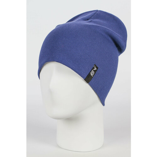 фото Шапка deluxe, размер 55-59, синий