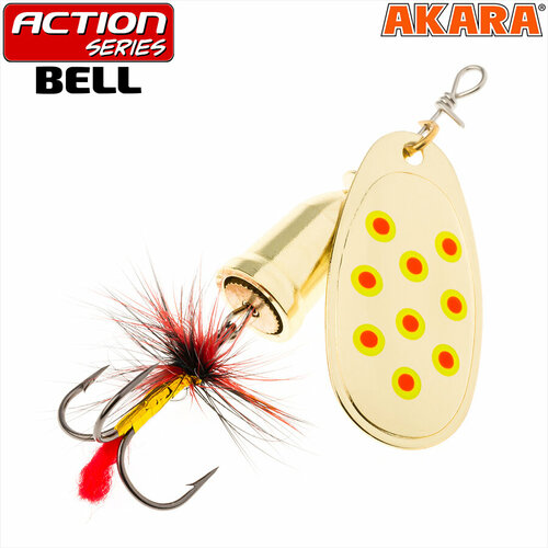 фото Блесна вращающаяся akara action series bell 3 8 гр. 2/7 oz. a40