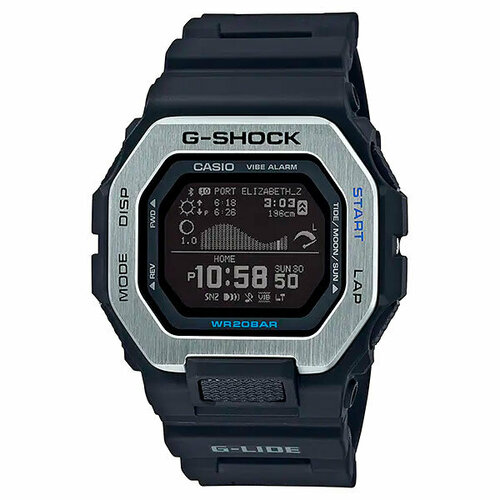 фото Наручные часы casio, серебряный, черный