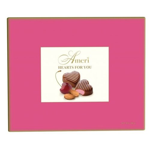 фото Набор конфет Ameri «Hearts for you» пралине с начинкой амарена 125 г