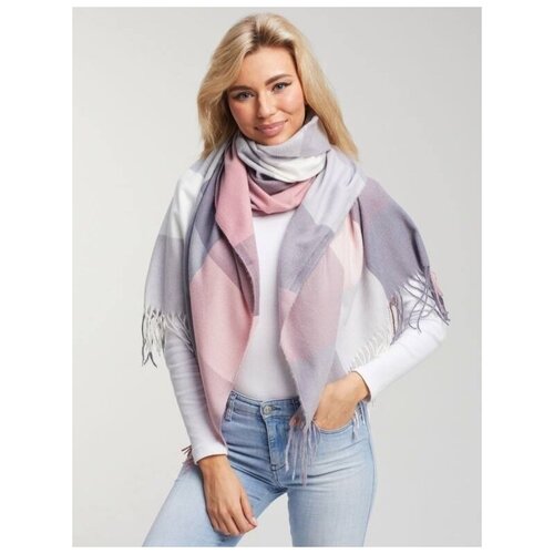 фото Палантин платок шарф женский кашемировый теплый cashmere scarf