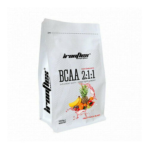 фото Ironflex bcaa performance 2-1-1 - 1000g (фруктовый пунш)