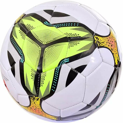 фото Мяч футбольный 3х-слойный, размер 5, pu, машинная сшивка,32 панели,346 г. ls