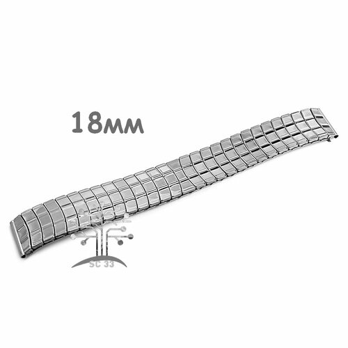 фото Браслет диаметр шпильки 1.5 мм, размер 18, серебряный salon chasov 33