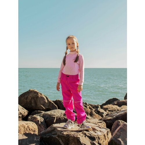 фото Брюки stylish amadeo, размер 152, розовый